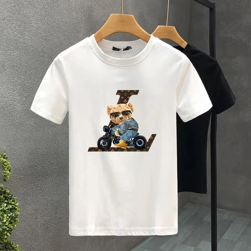 

Solid color printed T-shirt, suitable for adults, including men and women, as well as parent-child leisure shopping