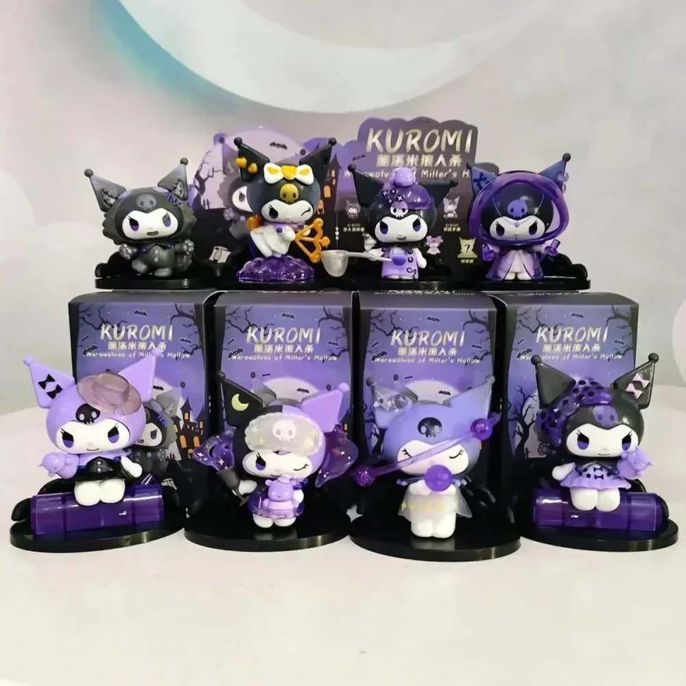 Sanrio Resin Kit Anime Figure The Werewolf Kills Kouromi Series Cool Table Top Car Decoration Blind Box Collection Kids Gifts