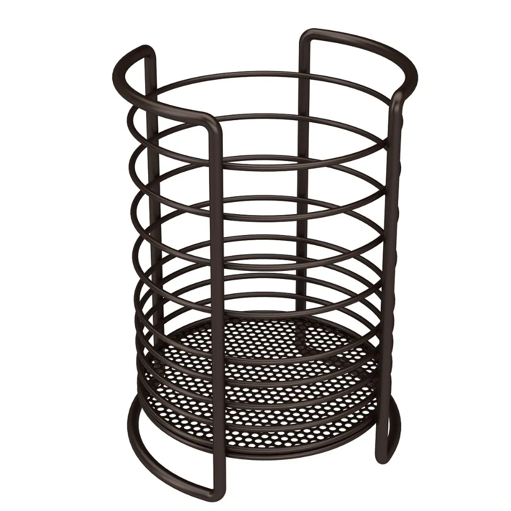 

Highted Bottom Kitchen Utensil Holders Draining Hole Base Round Chopstick Drying Racks Rust-proof Space Saving