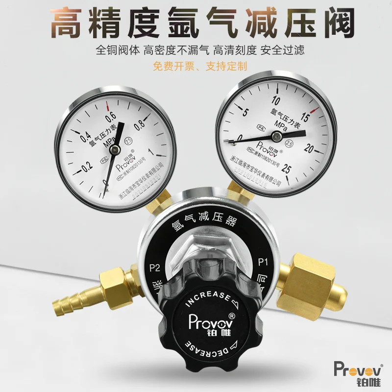 High Precision Dual Meter YQAR-4 Pressure Reducing Gauge Voltage Regulation and Stabilization