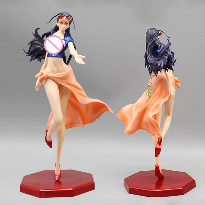 

26cm Anime Sexy Robin Action Figure One Piece Figures Two Years Later Nico Robin Figura Statue PVC Model Collection Toys Gift