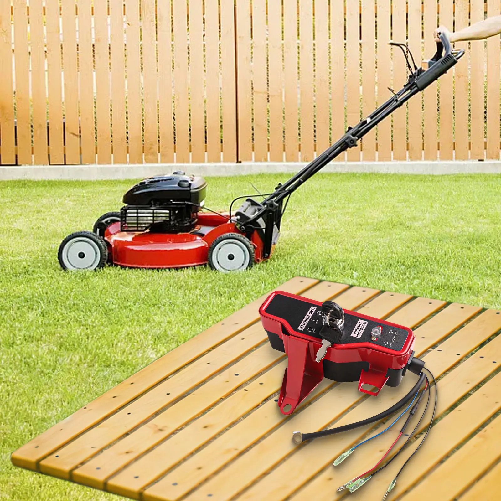 

For Ignition Switch Panel with 2 Keys for GX390 Engines Compatible with Generators Water Pumps and Construction Equipment