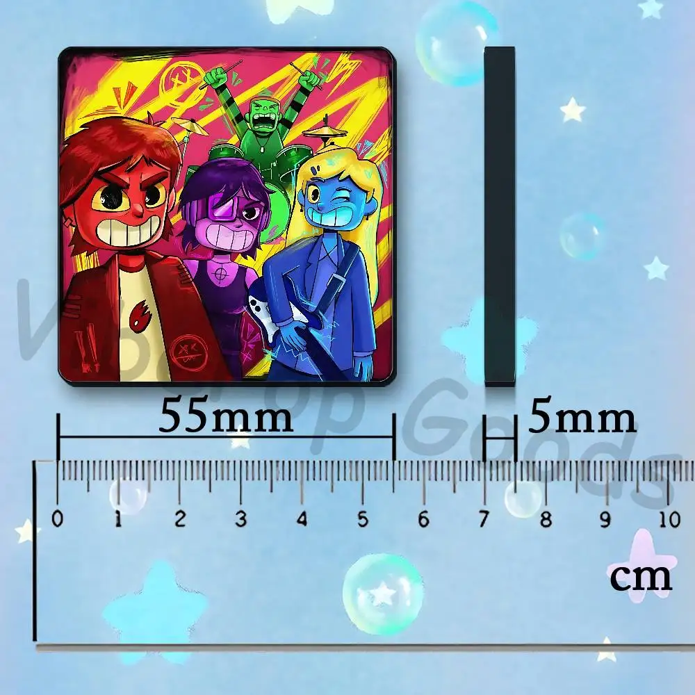 E-ESTYLO Band Sashark Sasha Ark Portable Fridge Magnet 55mm Travel Souvenir Collectibles Kitchen Organizer IP merchandise