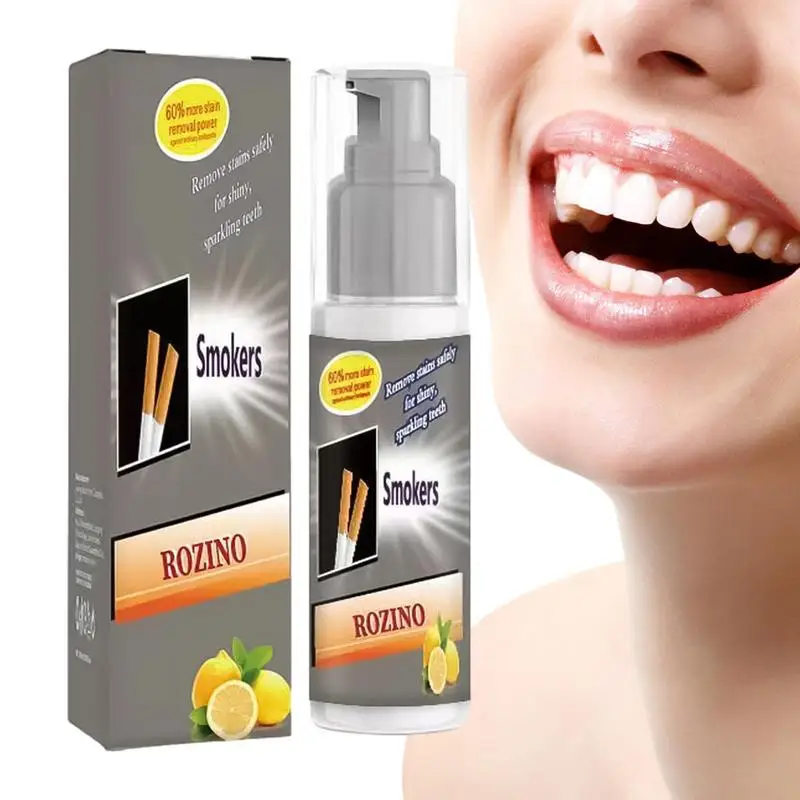 Lemon Toothpaste Teeth Cleansing Brightening Foam Toothpaste For Adults 30ml Refreshing Lemon Flavor Promotes Healthy Oral