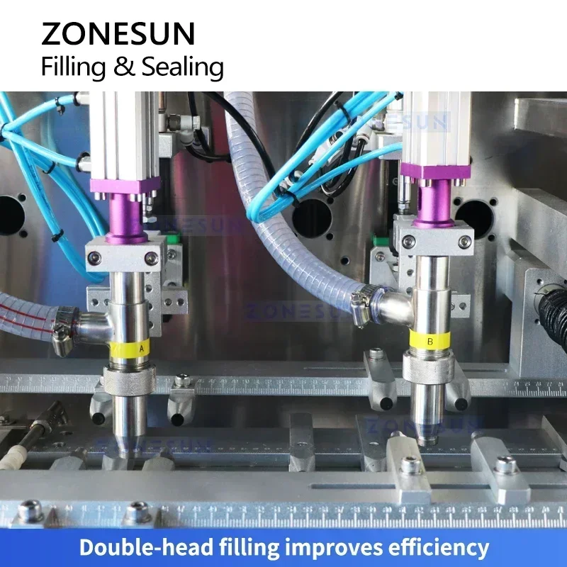 Zonesun Pouch Bag Filling and Sealing Equipment Horizontal Fill Seal Machine Premade Pouch Packaging Machine ZS-AFS03