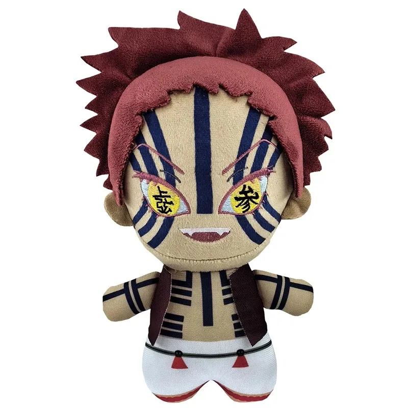 Demon Slayer Plush Stuffed Toys Tsugikuni Yoriichi Tsugikuni Michikatsu Akaza Anime Cartoon Figure Doll Children's Birthday Gift image 4
