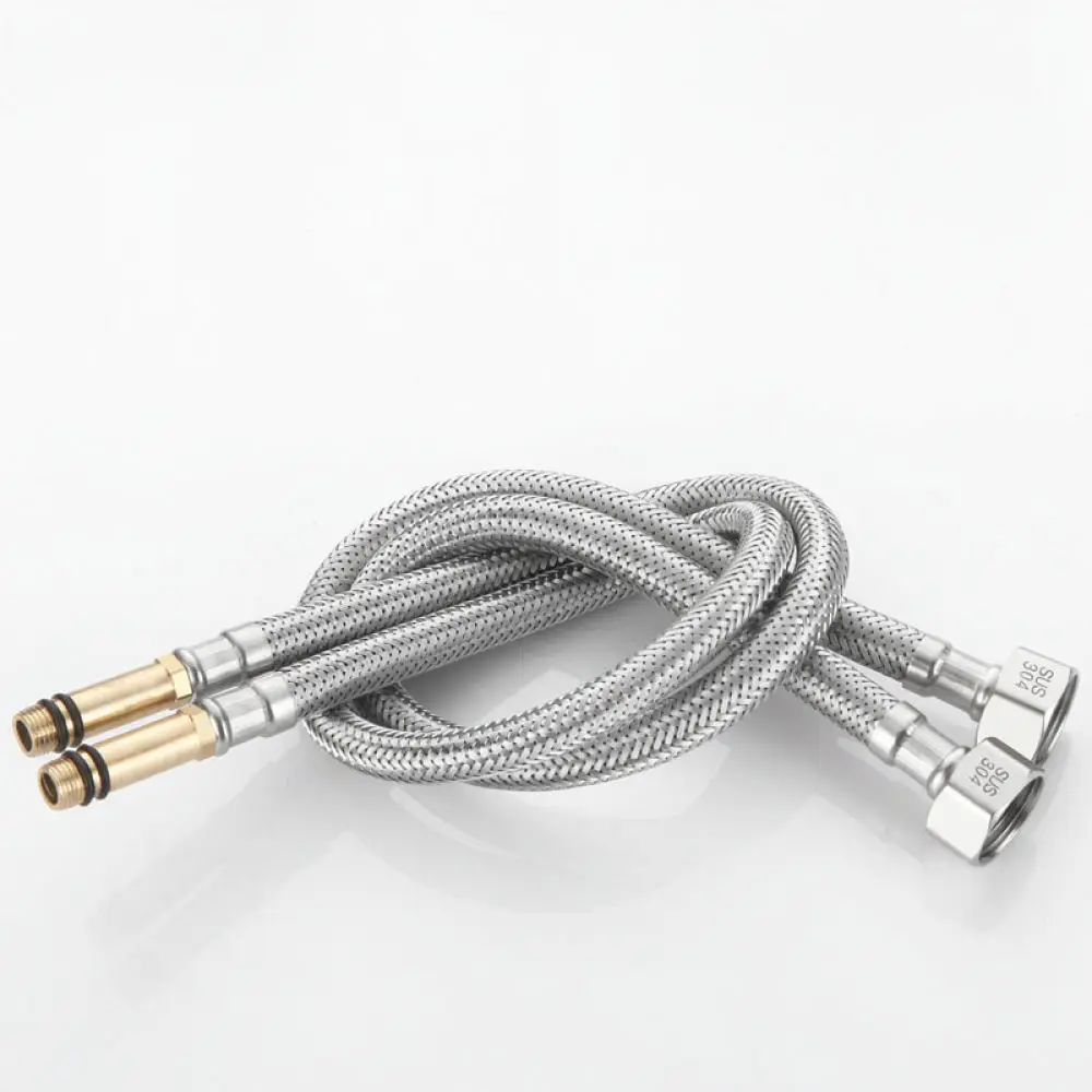 Kitchen Faucet Spray Hose Extension M8 Inlet Pipe 7.5mm Flexible Nylon Water Supply Hose For Basin Sink Mixer Tap Parts