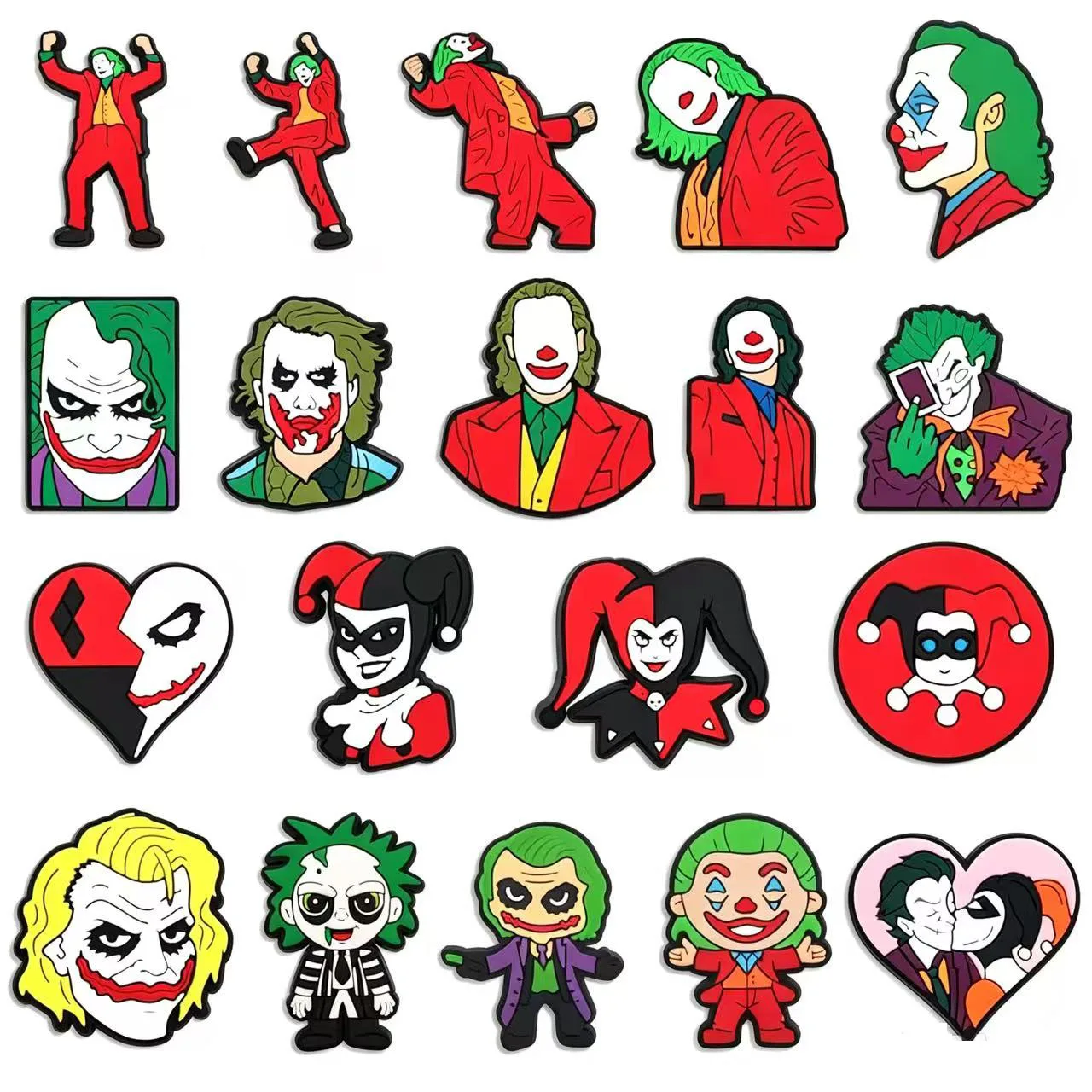 Mesuca 19-100pcs Cartoon Character Shoe Charms For Sandals,Shoe Decoration Accessories Shoe Pins Great Gift For Men Wom