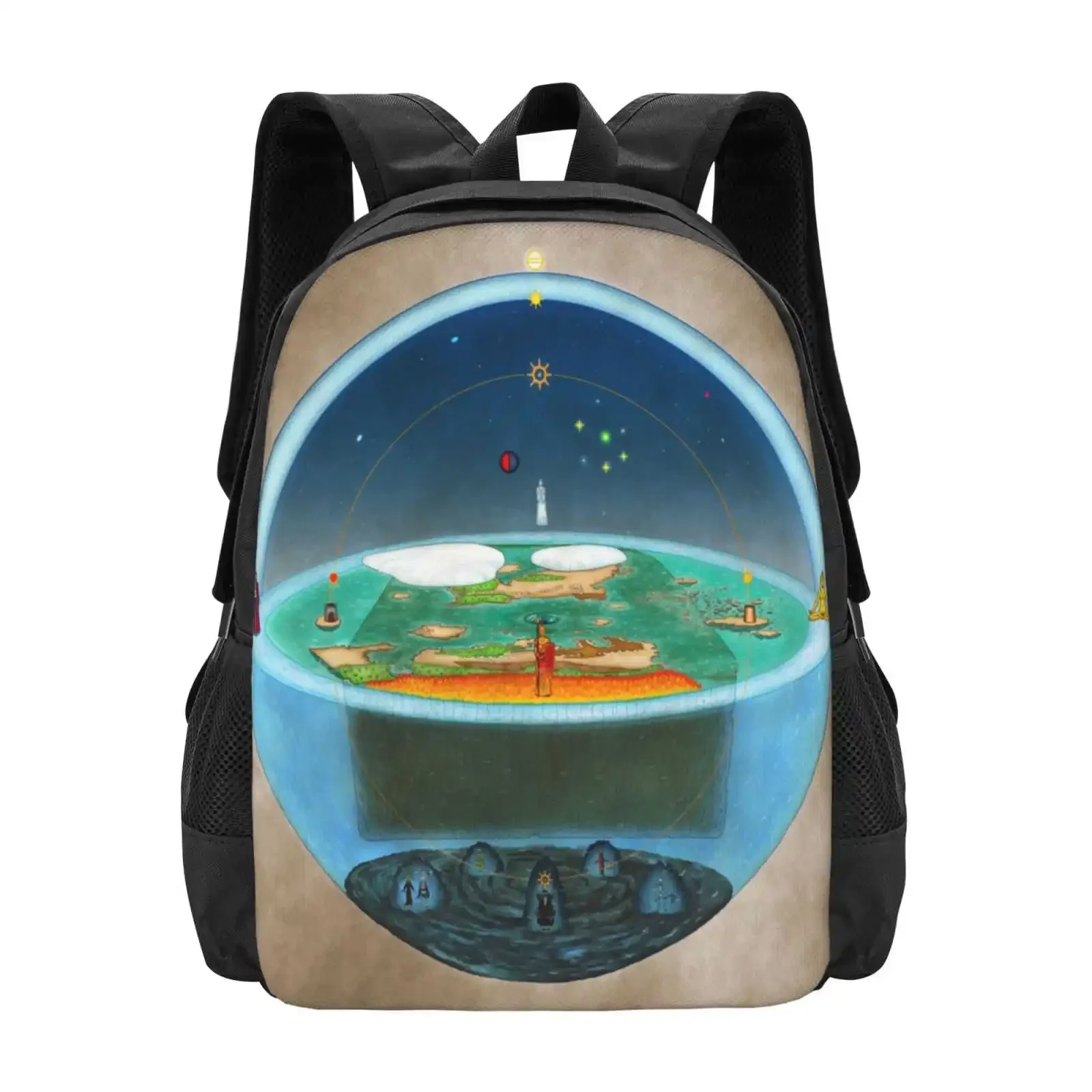 

The Cosmology Of Glorantha Hot Sale Schoolbag Backpack Fashion Bags Runes Runequest Heroquest Glorantha Greg Stafford King Of