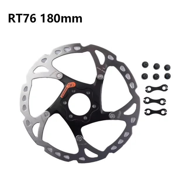 Shimano-deore xt rt86マウンテンバイク用ブレーキディスク、6ボルト