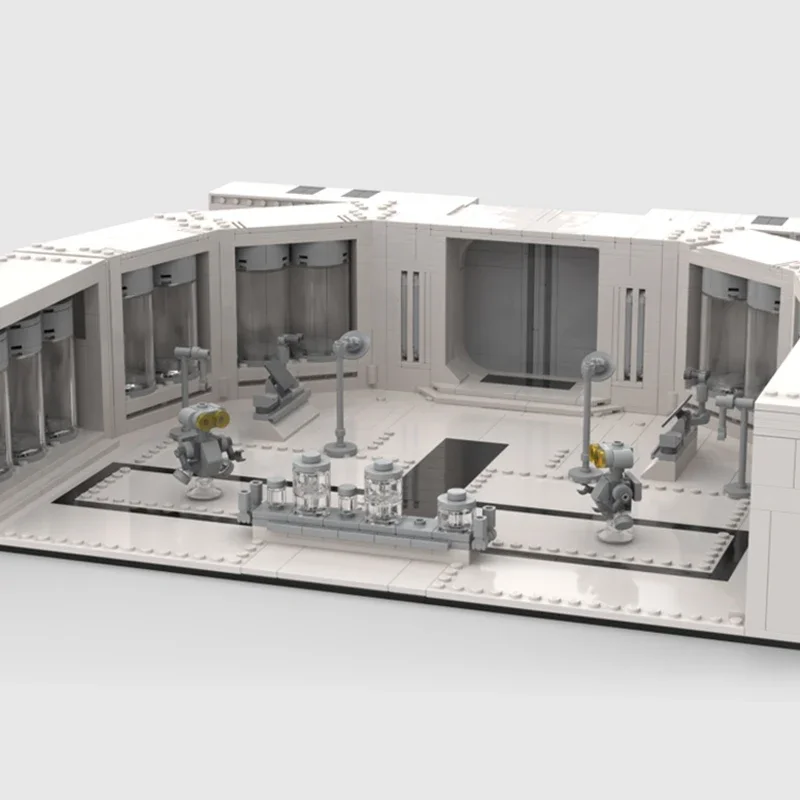 Sala de clonación de primera línea, modelo Moc, tecnología de bloques de construcción, serie de películas de estrellas Modular, bloques de construcción, juguetes de montaje DIY