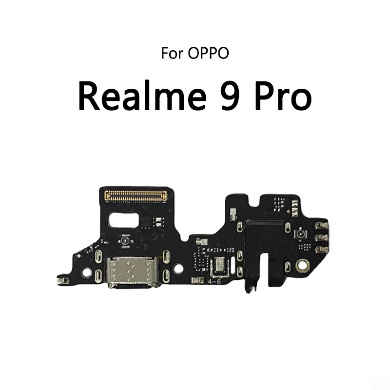 USB Charge Dock Port Socket Jack Connector Flex Cable For OPPO Realme 9 9 Pro + Plus 9i  4G 5G Charging Board Module