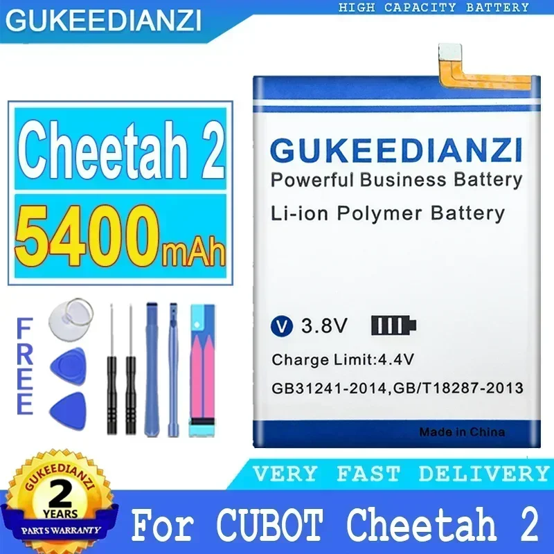 

Аккумуляторы для мобильных телефонов 5400 мАч для CUBOT Cheetah 2, Cheetah2, сменный портативный аккумулятор для смартфона