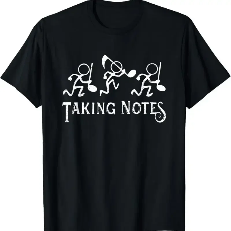 Vintage Musical Taking Notes Music Lovers Teachers Funny T Shirt