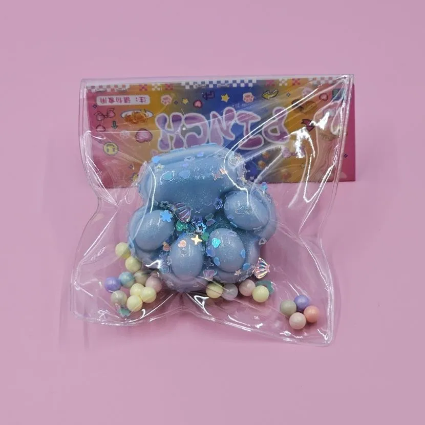 Mini ciondolo di decompressione giocattolo da spremere zampa di gatto per bambini adulti rimbalzo lento antistress rilascio nuovo giocattolo ornamento di moda