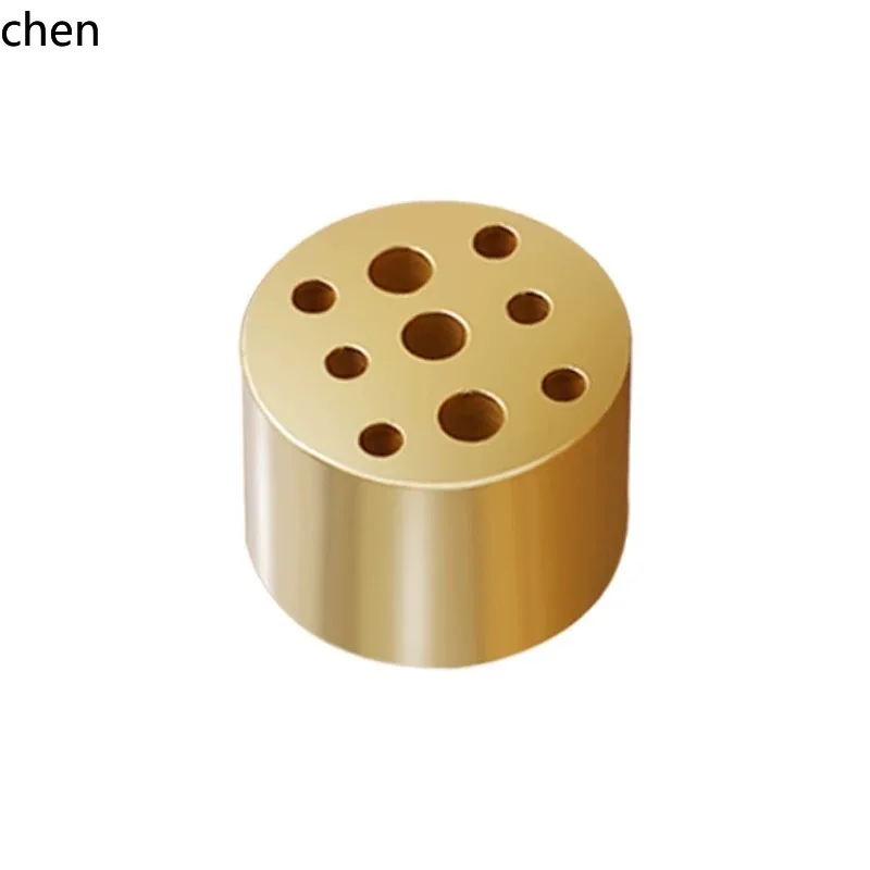 Cz brass porous three-hole nine-hole copper   burner incense holder three incense  holder incense clip