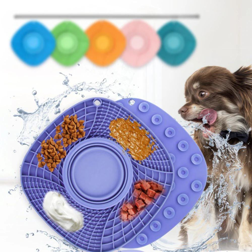 Pet Slow Food Feeder Bowl For Small Dogs Choke-proof Slow Eating Pet Feeder Bowls Non-slip Puppy Cat Food Container Pet Supplies