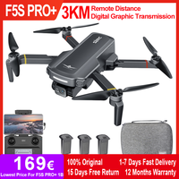 SJRC F5S PRO+ 4K Profesional Camera Drone Brushless FPV 2-Axis Gimbal RC Quadcopter 3KM Remote Flight HD Camera Mini Drone