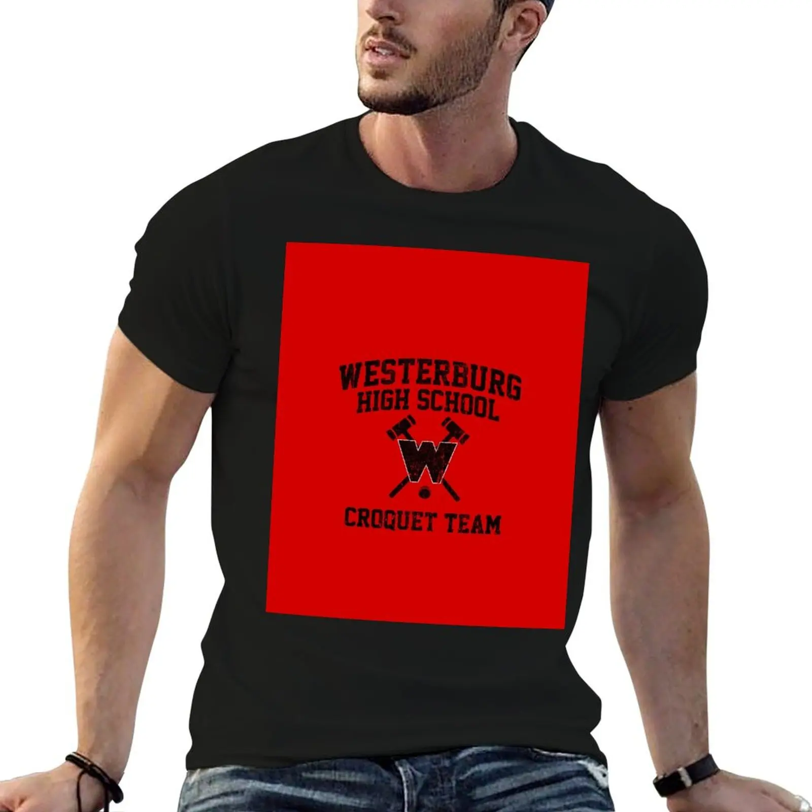 

man t Croquet (Heathers) shirt Team luxury Westerburg T-Shirt for man t shirts High tees School graphic