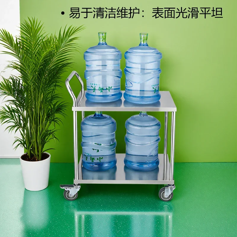 Flatbed cart Material pulling trolley Factory two floors handling table trolley