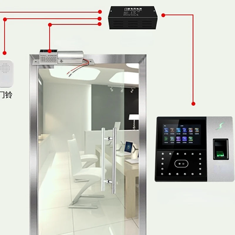 Zc01 702 Smart Biometric Time Recording Electronic Face & Finger Print Time Attendance and Access Control