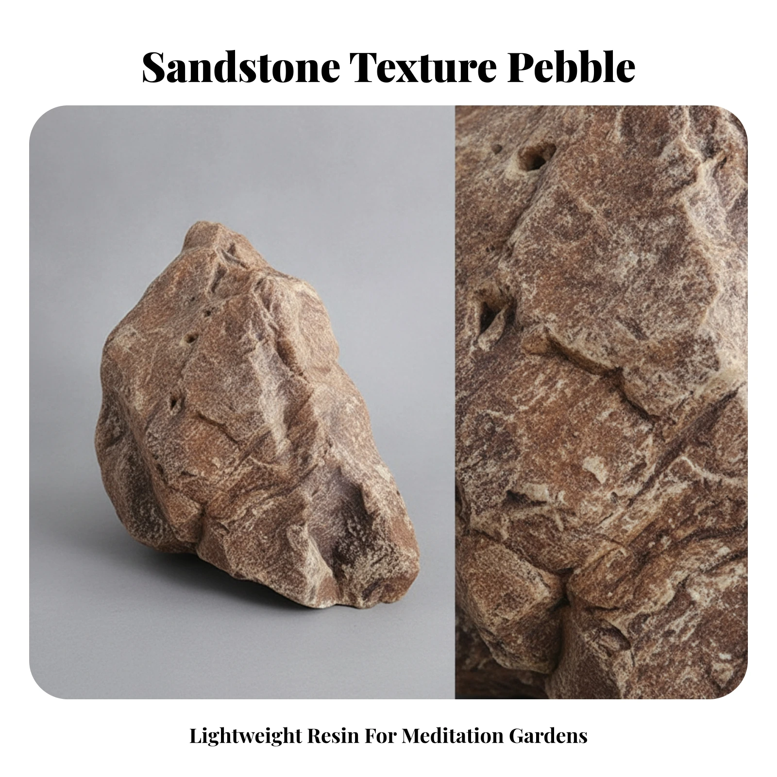 10 Pieces Ornament Irregular Faux Landscape Rock Faux Stone Easy to Maintain for Gardens, Courtyards