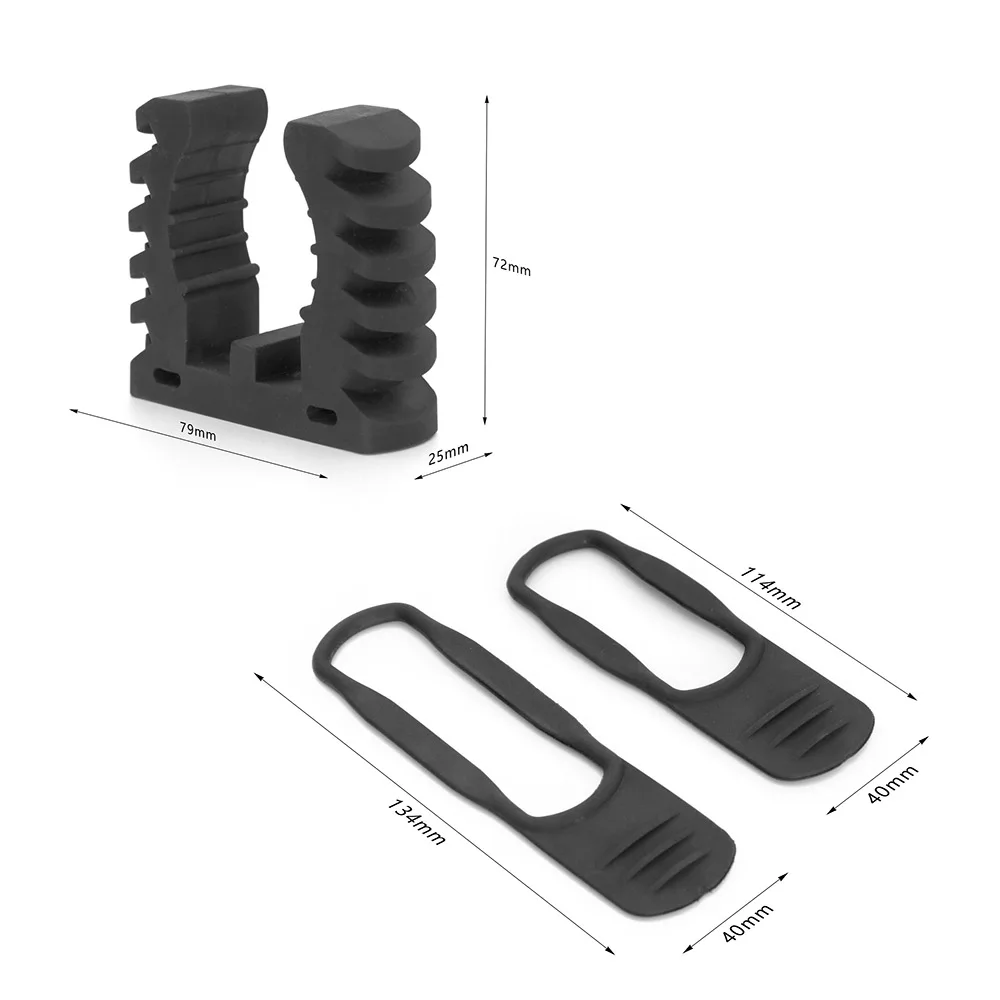 2/4pcs Shovel Holder, Quick Release Rubber Clamp Mounting Bracket Fits 5/8'' to 2-1/4'' Diameter Tool Handles for Trucks Offroad