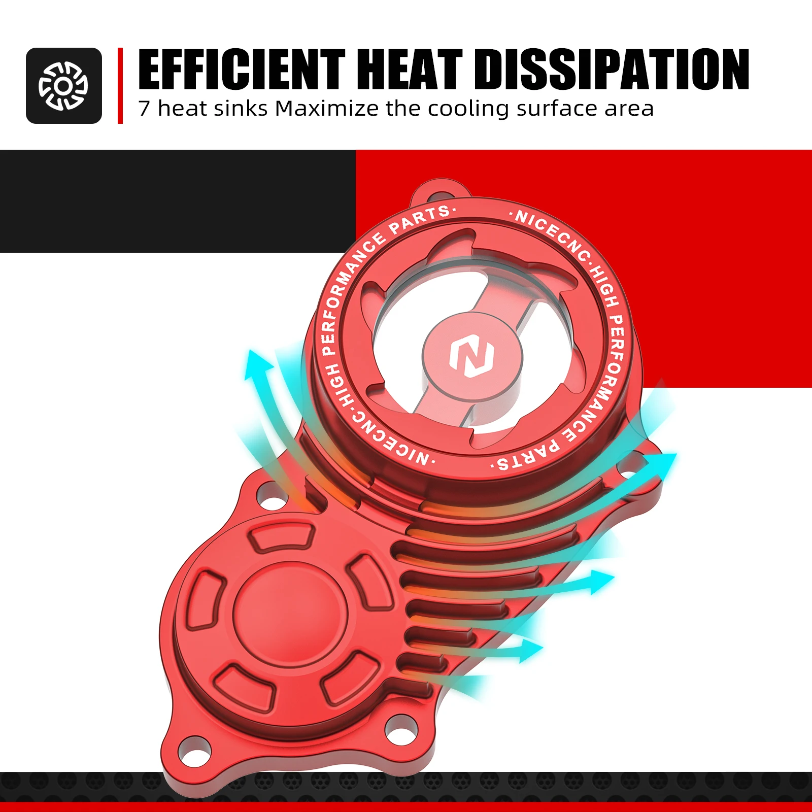 NICECNC لهوندا XR650R 2000-2007 دراجة نارية زيت المحرك غطاء مرشح الحرس حامي الألومنيوم XR 650R XR 650 R 2006 2005 2004 #6