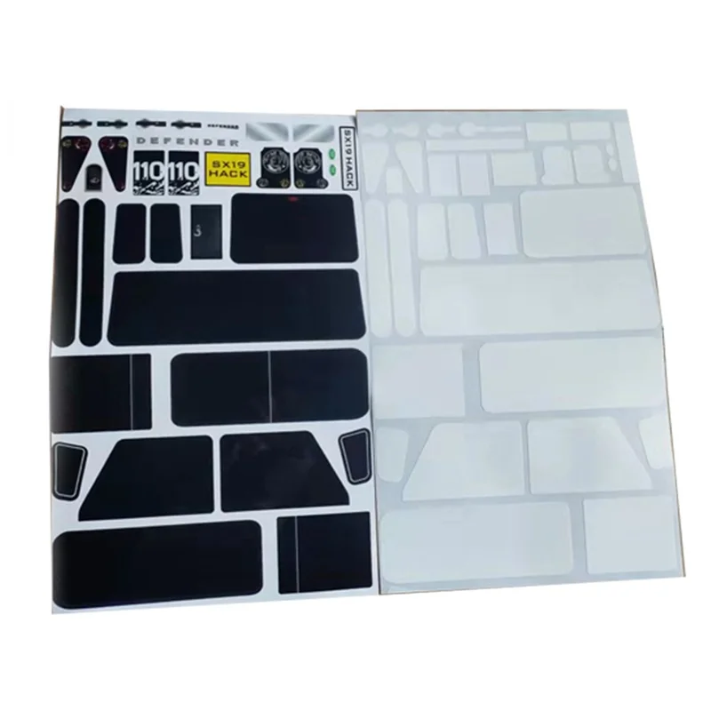 GZMO 324Mm Wheelbase D110 Clear Body Shell Kit for 1/10 RC Crawler Car Traxxas TRX4 TRX-4 Upgrades Parts Accessories