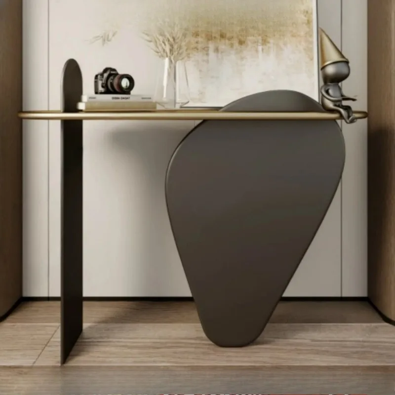 Light Luxury Entrance Table Corridor Hotel Italian Villa Entrance Terrace Art Plan Lobby End View Terrace