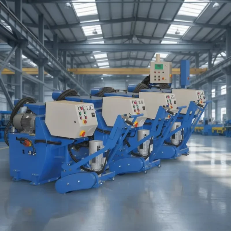 CHUANDU 270mm Small Portable Concrete Pavement Shot Blasting Machine PLC Controlled Motor Driven Durable Steel Shot Burnishing