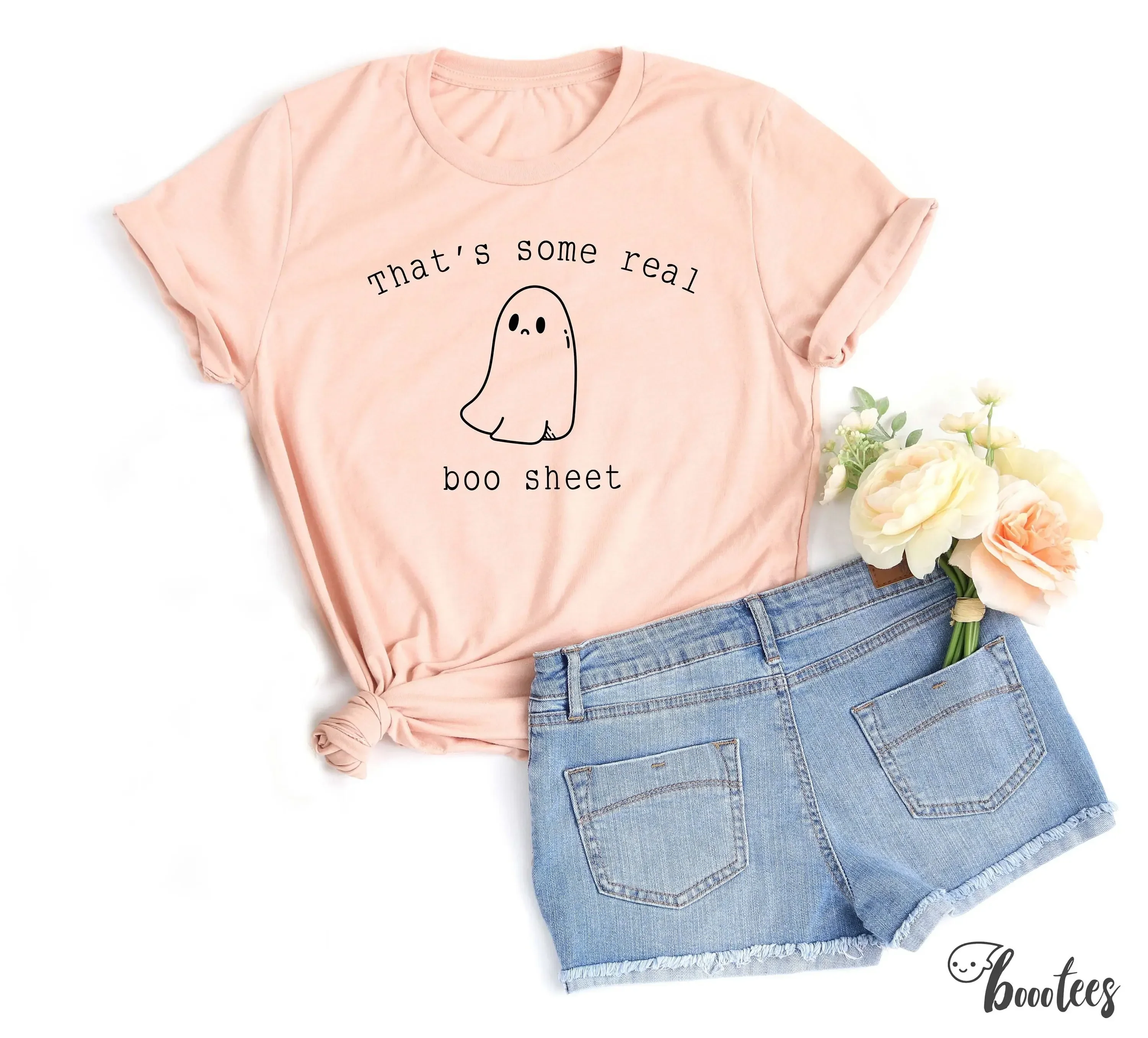 Funny Ghost T Shirt Halloween Ladies Kids Baby Gag For Him Her Mothers Day That'S Some Boo Sheet