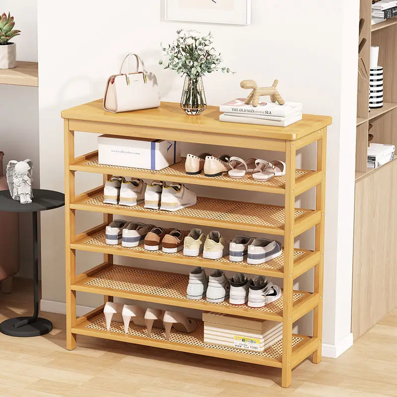 Household shoe cabinet, shoe rack, dustproof shoe change stool, entrance stool integrated space-saving storage