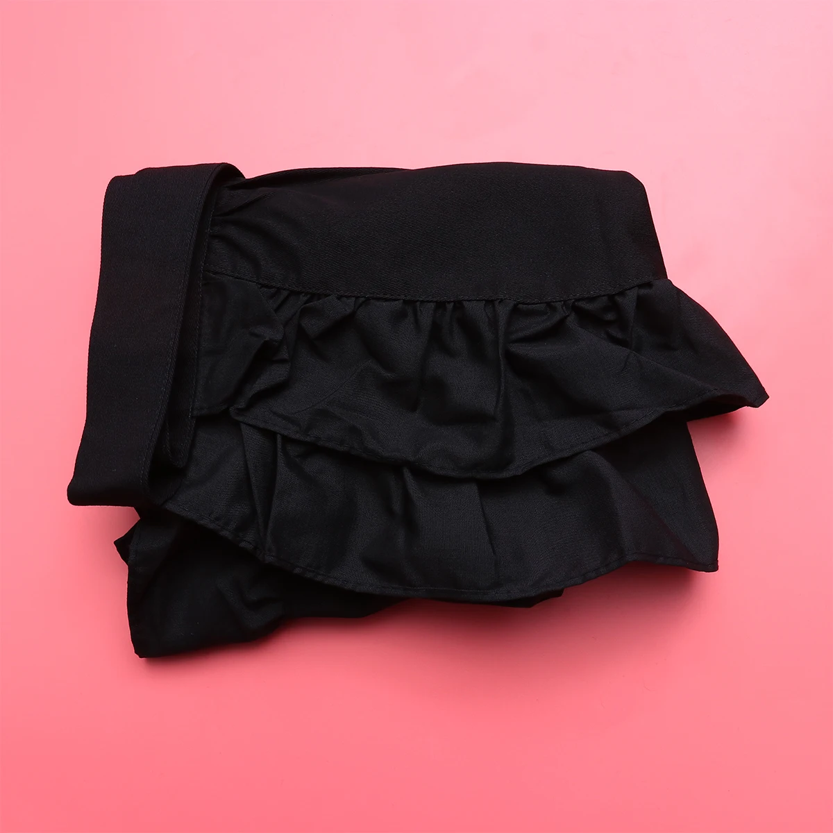 

2Pcs Pure White Half Apron Premium Cotton Adjustable Waist Maid Waitress Hotel Cafe Restaurant Cake Shop Bakery Machine Washable