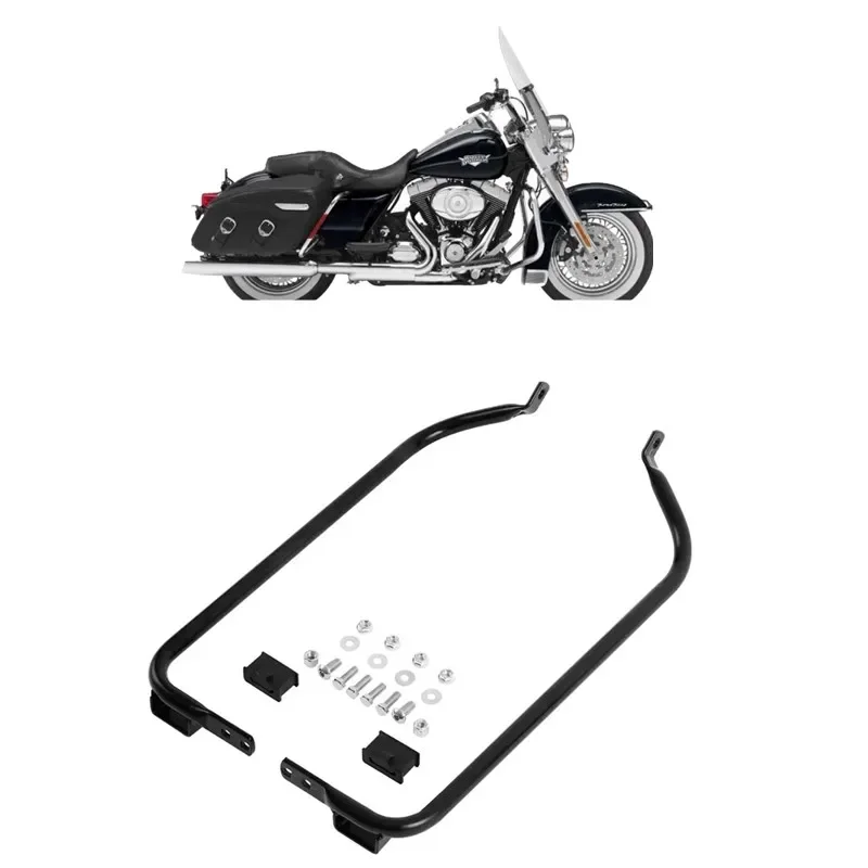 

Для Harley Touring Road King Street Electra Glide 1997-2008 мотоциклетная сумка, Опорные кронштейны, аксессуары для мотоцикла