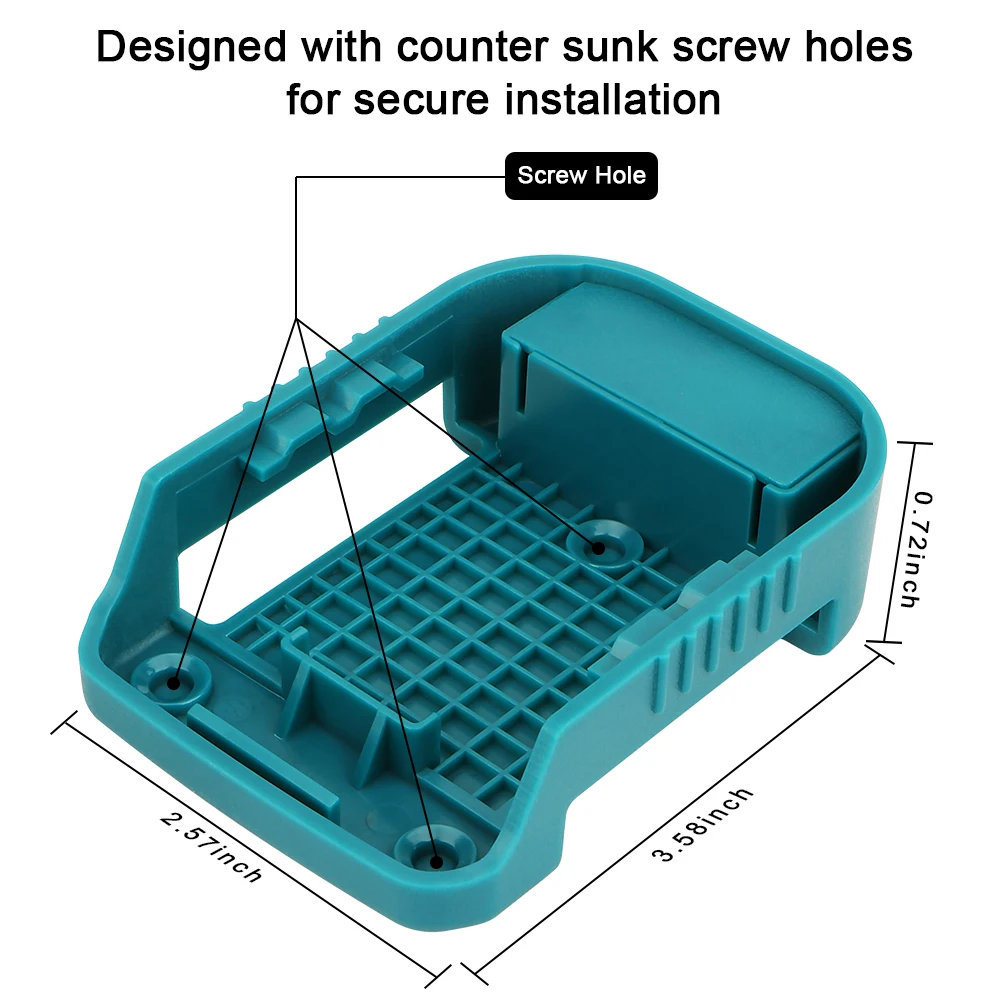 Camason Battery Holder For Makita and Bosch 18V Battery Storage Rack Holder Case for Fixing Devices Power Tool Accessories