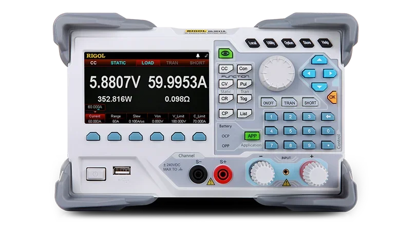 Rigol DL3021/DL3021A/DL3031/DL3031A Programmable Electronic Load (Single Channel, 150/200V 40/60A 15/30kHz 200/350W)