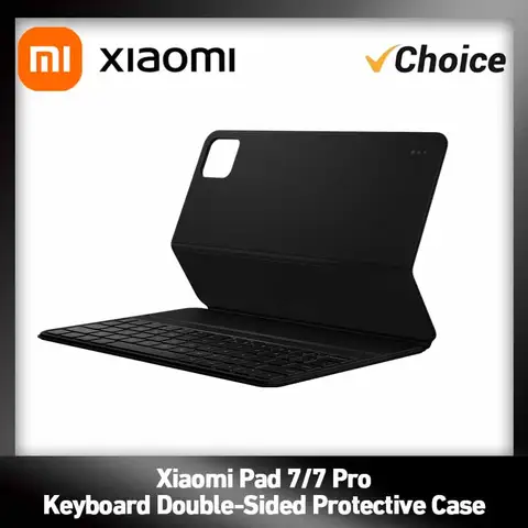 Original Xiaomi Pad 7/7 Pro Keyboard Double-Sided Case English 64-key For Mi Tablet 7/7Pro Magnetic Keyboard PU Protective Cover