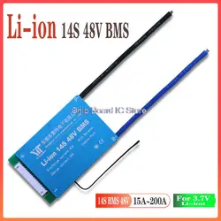 BMS 14S 48V Li-ion LiPo 3.6V 3.7V Protection Board For 18650 26650 32650 21700 14500 14250Etc Lithium Battery Pack Wtih Balanced