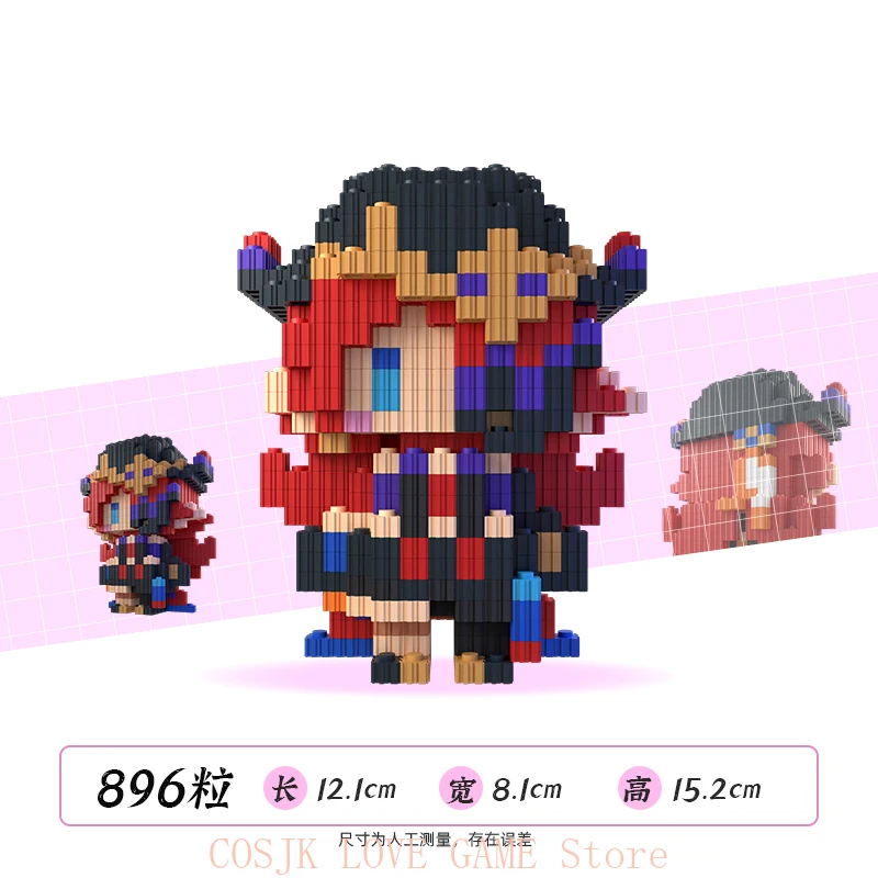 Anime Genshin Impact Kachina Mualani Kinich Mavuika Iansan Cosplay Garage Kits Figurka Model Złożony Ręcznie Robiony Model Prezent