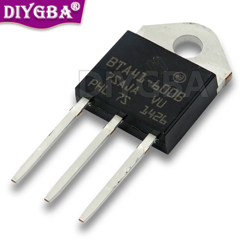 Piezas Triac 100% V 40A BTA41 BTA41-600B Chipset, 5 BTA41-600, 600 NUEVO, TO-3P