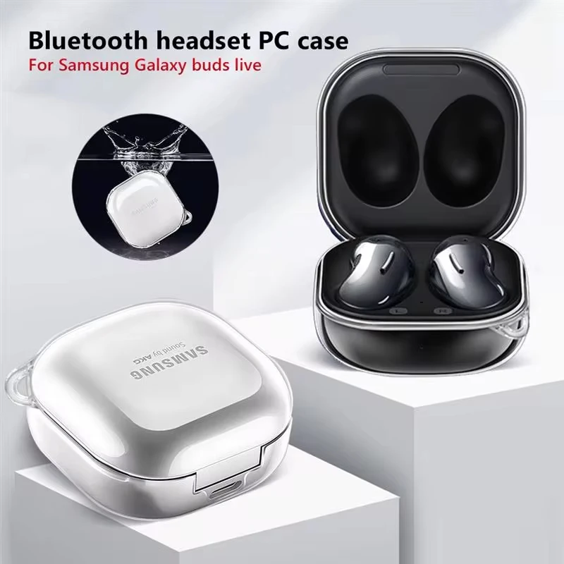 Clear Cover for Samsung Galaxy Buds 2 Pro Buds Pro/Live Soft Silicone Earphone Case Shockproof Shell for galaxy Buds Pro FE