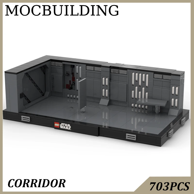 

Corridor Diorama Display Model MOC Building Blocks Construction Toys Birthday Gift Collection