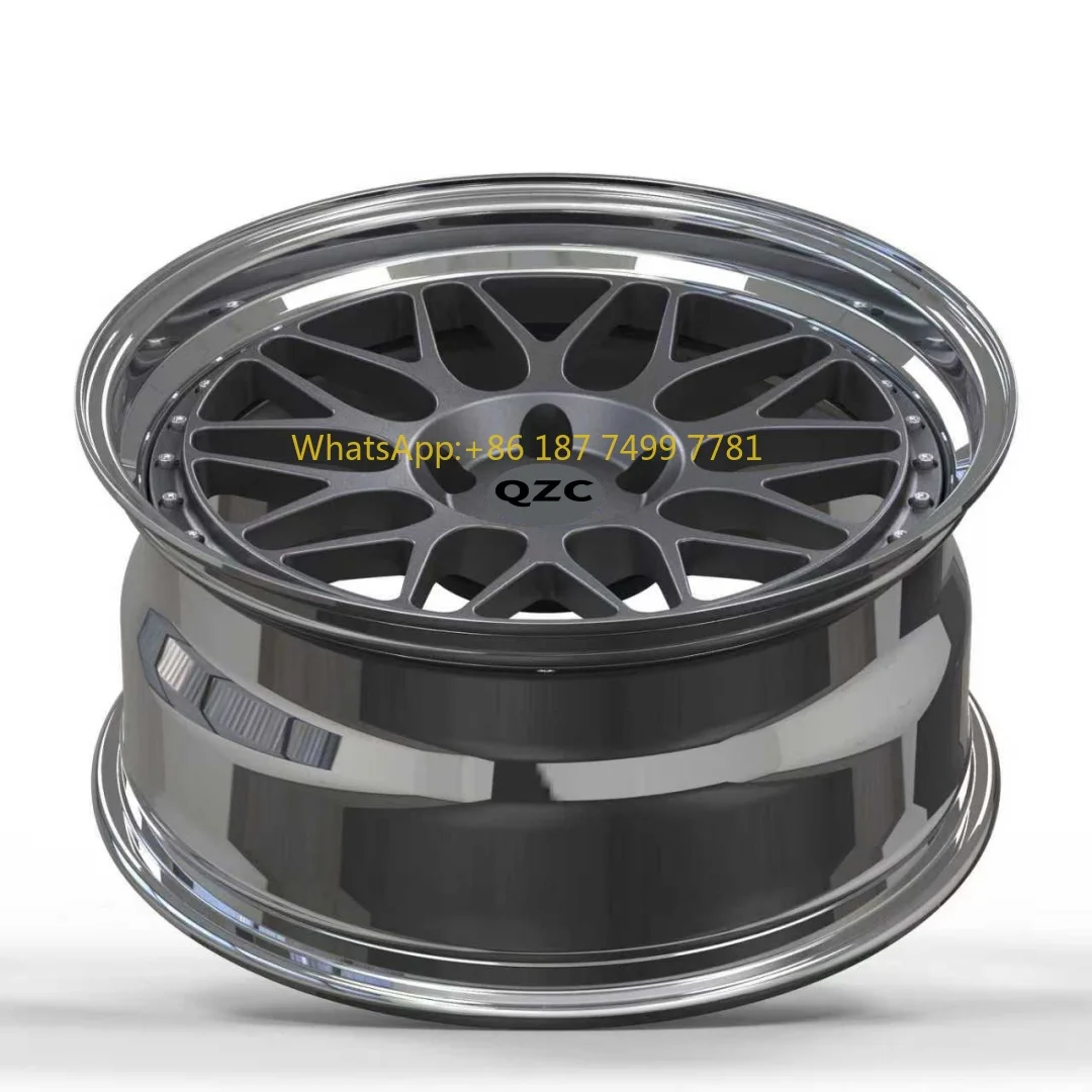 

Индивидуальный процесс полировки внешнего кольца кованой ступицы колеса из двух частей, настраиваемый для различных моделей автомобилей и размеров