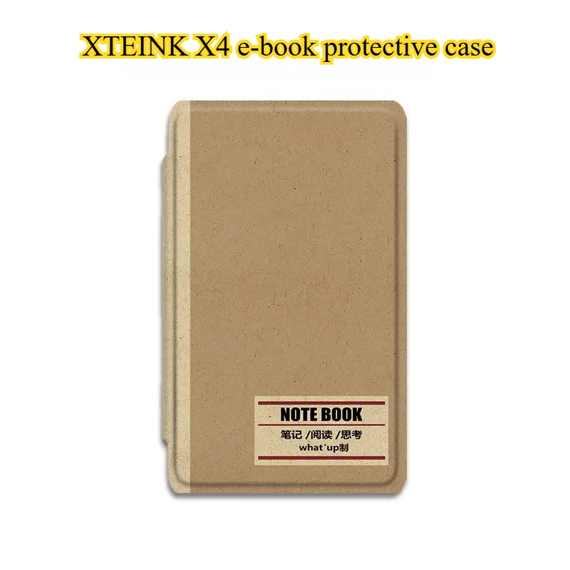 Magnetic Flip Protective Case for XTEINK X4 E-book Reader Protective Shell with Detachable TPU Clear Case Anti-fall E-Book Cases