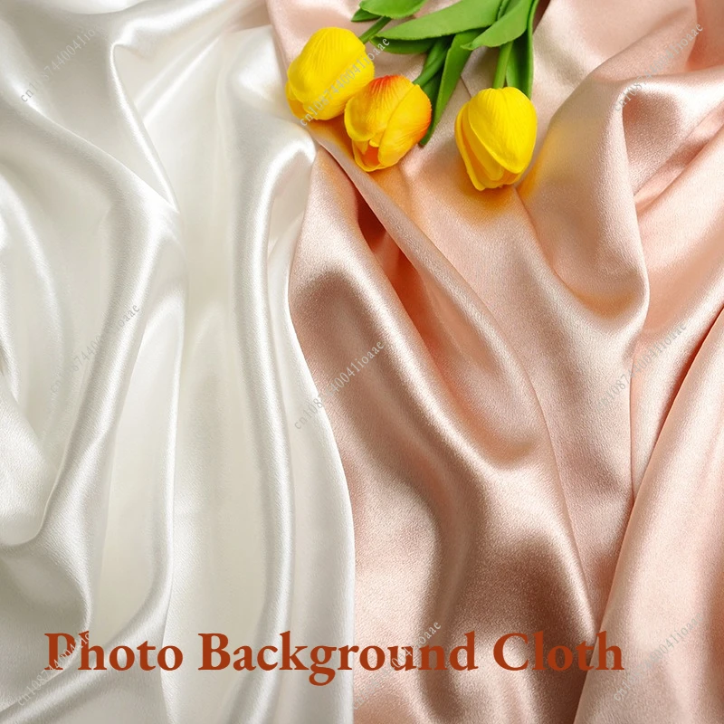 Fondo de fotografía de Color sólido, tela de satén de cristal de doble cara, accesorios para fotos, joyería cosmética, accesorios de fotografía para decoración de uñas