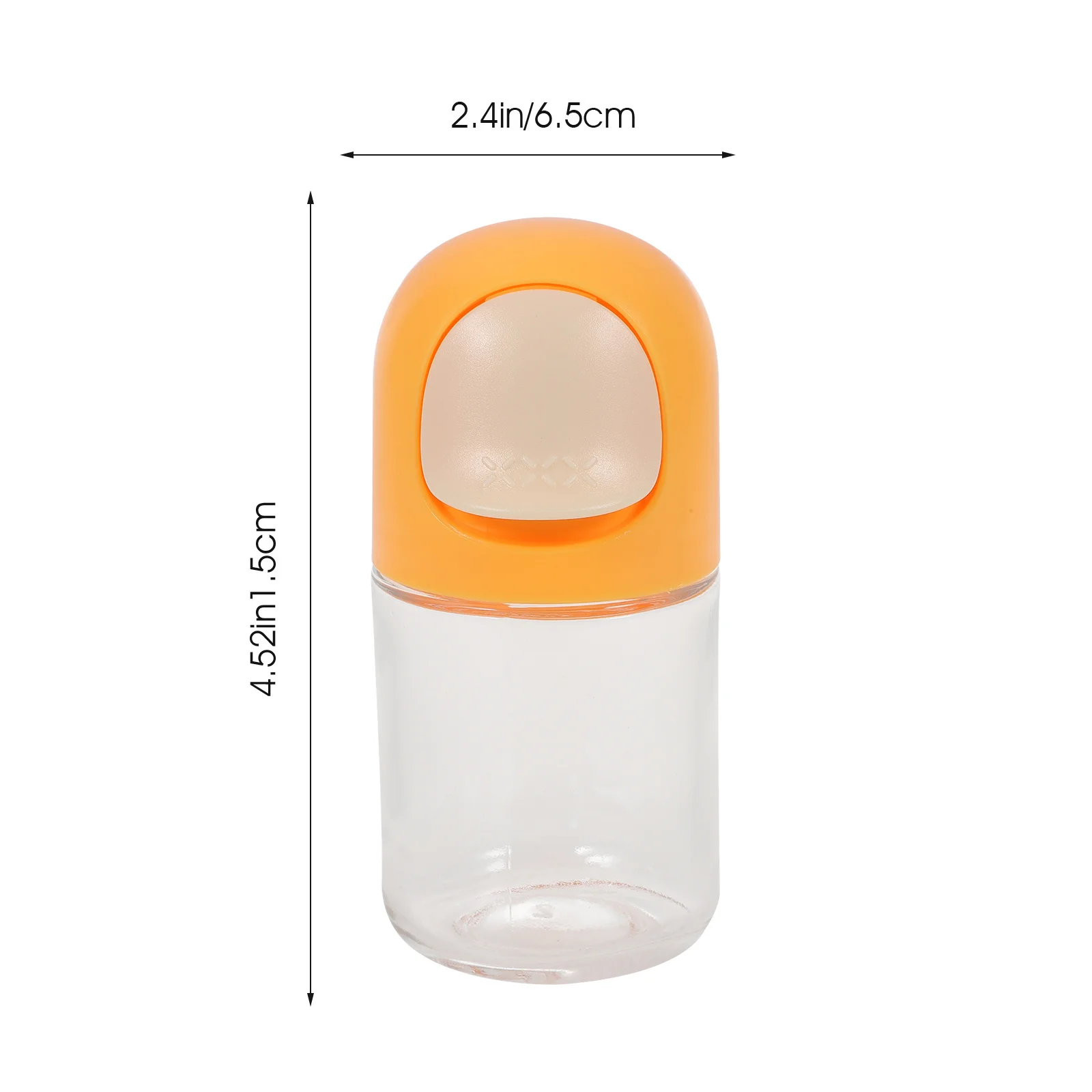 Glass Condiment Bottles Kitchen Salt Jars Small Transparent Design Easy Grasp Refillable Spice Jars Sugar Bottles