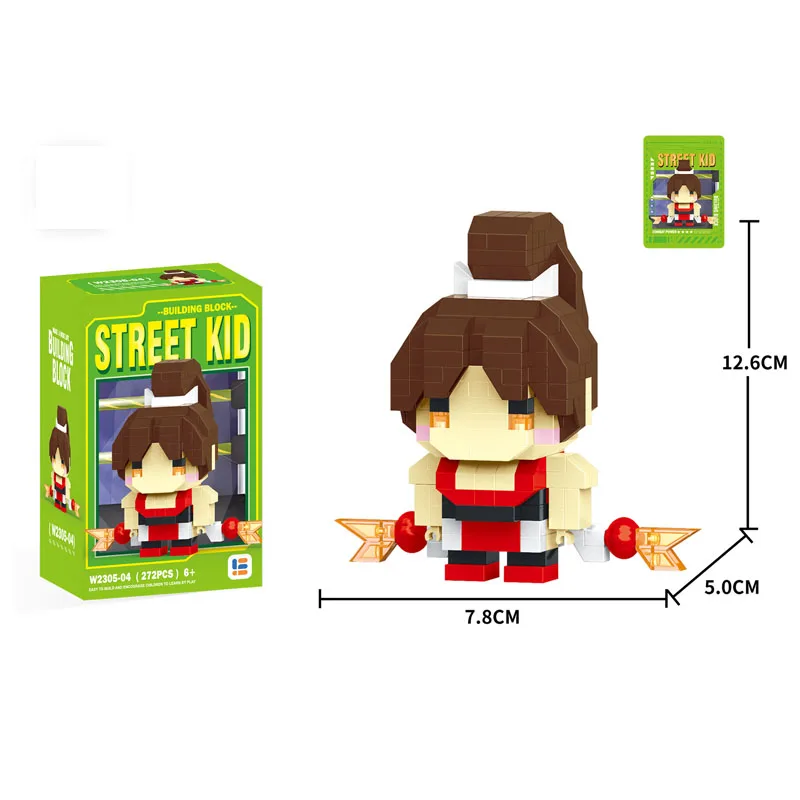 Anime Lega Street Fighter Fighting Game Action Building Blocks KenMasters Hoshi Ryu ABS Building Blocks Birthday Gift For Boys