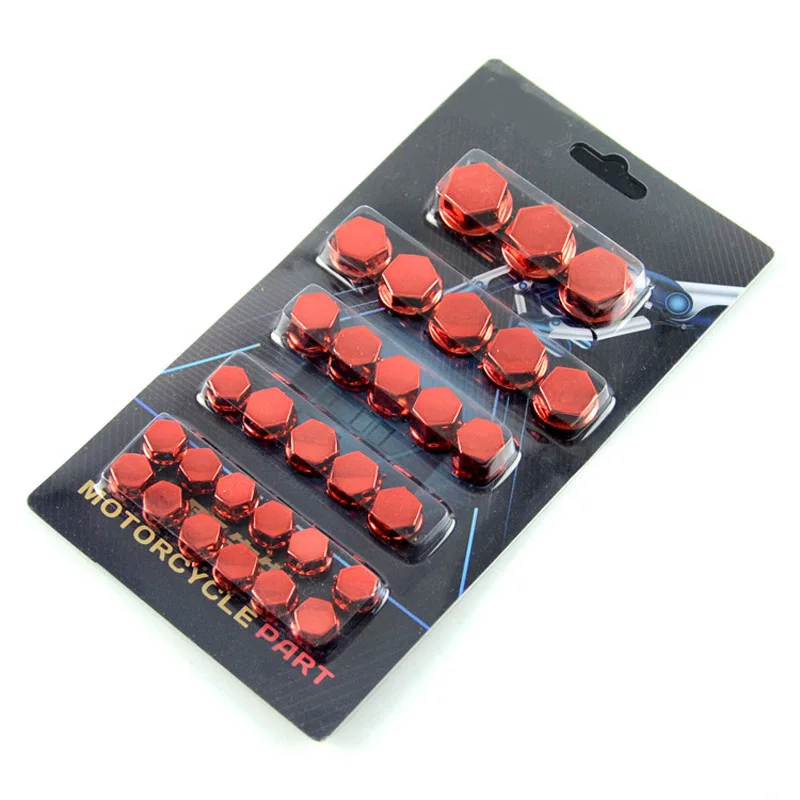 30pcs Motorcycle Screw Nut Cover Cap Decoration For SUZUKI GSF650 BANDIT GSX1250 F SA ABS GSX1400 GSX650F