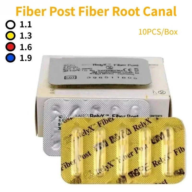 5 Boxes Fiber Post Fiber Root Canal Dental Dentistry Repair System High Strength Cone Dental Laboratory Filler Material